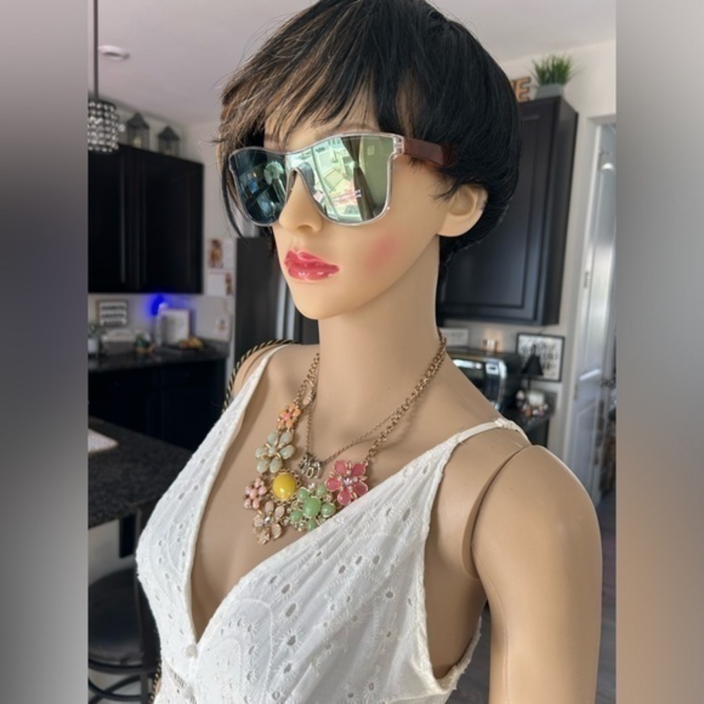 ๐NWT translucent rainbow ๐ mirror sunglasses ๐ sunshades - Picture 3 of 14